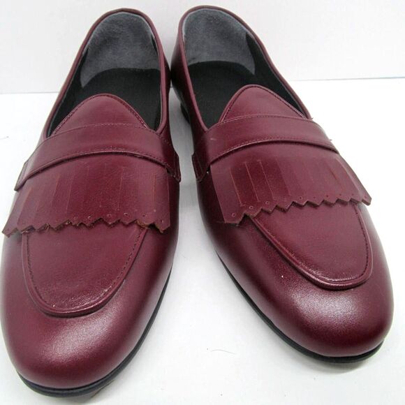 Albert 1941 Albert Couture Mens Burgundy Leather Loafers Size US 8 EUR 41 main image 11